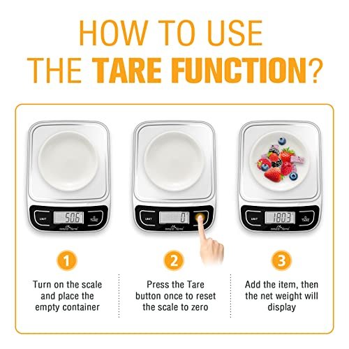 Taylor Precision Products Mechanical Kitchen Weighing Food Scale Weighs Up to 11Lbs, Measures in Grams and Ounces, Black and Silver