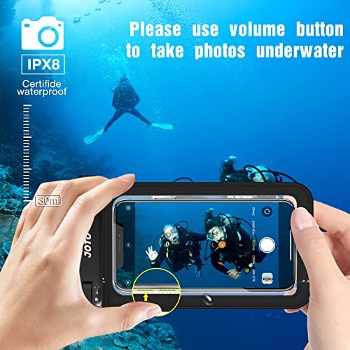 Joto Waterproof Phone Pouch Ipx8 Universal Waterproof Case Dry Bag