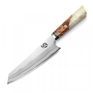 MITSUMOTO SAKARI 8 inch Japanese Kiritsuke Chef Knife (White