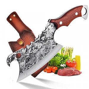 MAD SHARK Meat Cleaver, Professional 7.5 Inch Bone Chopping