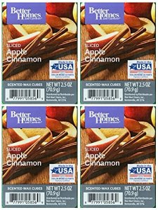 Better Homes and Gardens Sliced Apple Cinnamon Scented Wax Cubes - 4-Pack