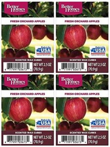 Better Homes and Gardens Fresh Orchard Apples Wax Cubes - 4-Pack