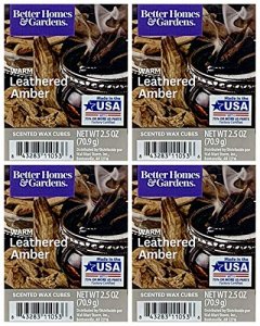 Better Homes and Gardens Warm Leathered Amber Wax Cubes - 4-Pack