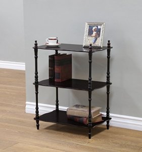 Frenchi Home Furnishing 3-Tier Shelves, Cherry