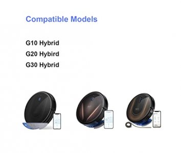 mestrol Replacement Parts Washable Mopping Clothes for eufy RoboVac G10 Hybrid,G20 Hybrid,G30 Hybrid, Robot Vacuum Cleaner Mops Accessory, 4-Pack Reu