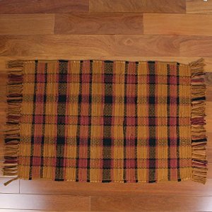 Home Collection by Raghu Gold Homestead Rag Runner, One Size