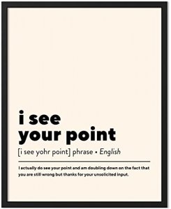 Email Definition -Typography-Work From Home Art-Office Wall Decor-Desk Art-Cubicle Decorations-Funny-Gift for Teachers,Entrepreneurs,Friends,Coworker