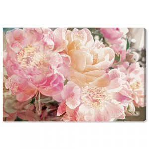 The Oliver Gal Artist Co. Floral Wall Art Canvas Prints 'Peonies Know' Home Dcor, 24 in x 16 in, Pink, Orange