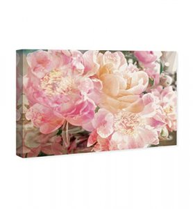 The Oliver Gal Artist Co. Floral Wall Art Canvas Prints 'Peonies Know' Home Dcor, 24 in x 16 in, Pink, Orange