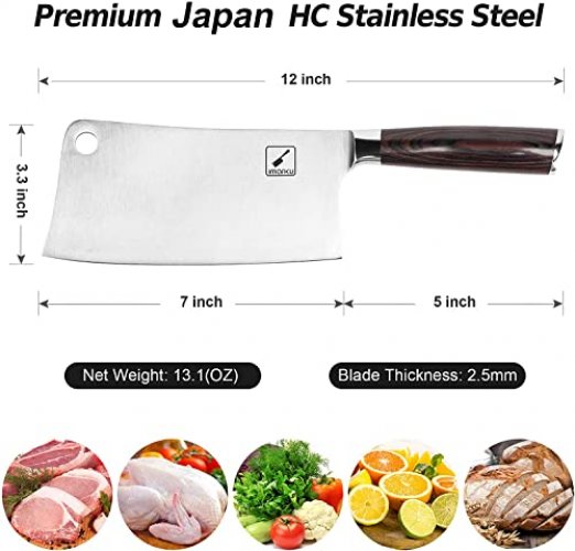  imarku 8 Inch Pro Kitchen Knife and 7 Inch Meat