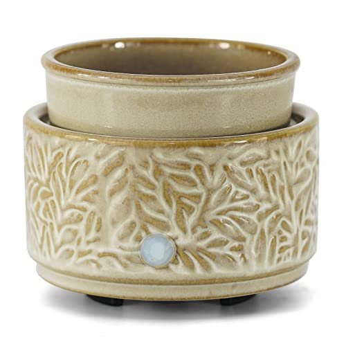 Wax Melts Candle Warmer Burner - Ceramic Fragrance Wax Warmer 3-in-1  Essential Oil Burner Electric Scented Fragrance Candle Melter for Scented  Wax Ta - Imported Products from USA - iBhejo