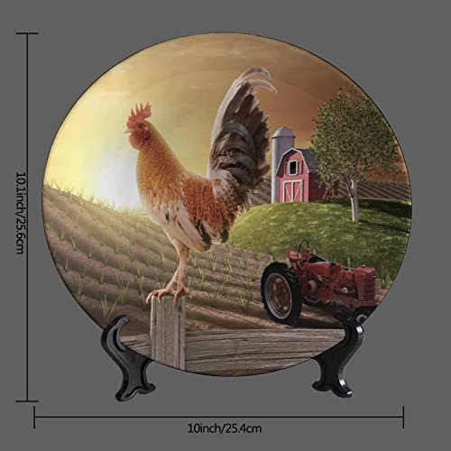 Decorative discount rooster plates