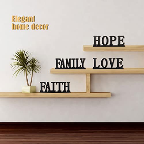  Rustic Wood Home Word Sign for Home Decor Freestanding