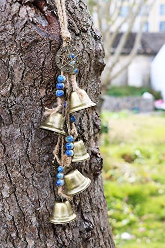 Witch Bells for Door Knob for Protection-Witchcraft Supplies Door Hanging  Bells as Samhain Altar Decorations,Wicca Decor Pagan Withy Home Room Decor,  - Imported Products from USA - iBhejo