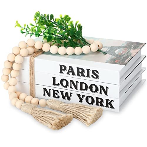 Coffee Table Books, 3 Pcs Faux Books for Decoration, Decorative