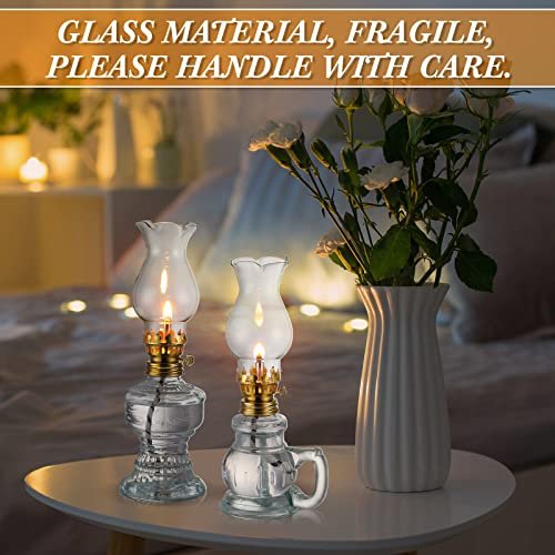 Glass Kerosene Oil Lamp Lantern Vintage Oil Lamps For Indoor Use Decor  Chamber Hurricane Lamp Home Lighting Kerosene Lamp - Candle Holders -  AliExpress