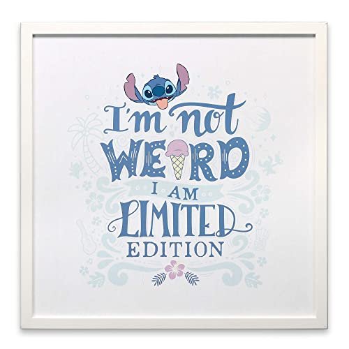 Disney Lilo & Stitch Funny Face Wood Wall Art