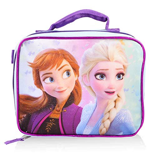 FROZEN Kids Children 3D Lunch Box Bag With Sport Water Bottle