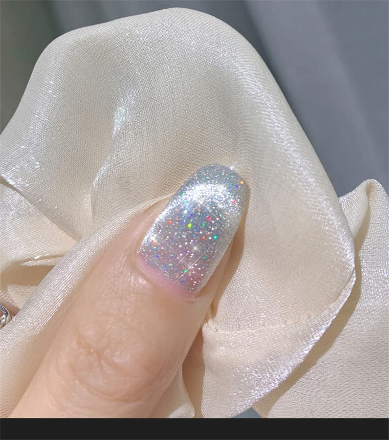 veronni 10ml reflective glitter gel nail