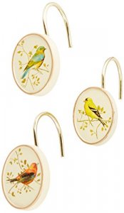 Avanti Gilded Birds Tissue Cover - Ivory