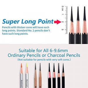  Kitaboshi 2.0mm Mechanical Pencil, Wooden Barrel, With Lead  Sharpener, #1 B, Black Lead, 1ea (OTP-680NST), natural wood color  w/sharpener : Mechanical Pencils : Office Products