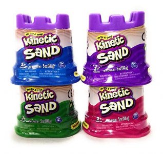  Kinetic Sand, The Original Moldable Play Sand, 3.25lbs