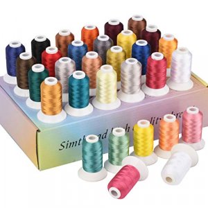 Outus 50 Pieces Prewound Thread Bobbins with Bobbins Box for Brother Sewing  Machine, 50 Assorted Colors