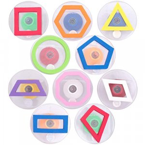 Center Enterprises Ready2Learn Washable Ink Stamp Pads 6 in1 rainbow