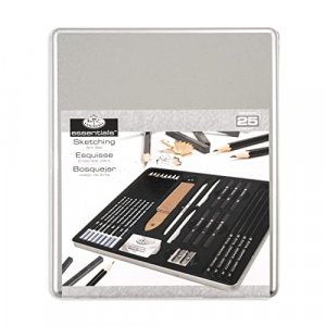 Royal & Langnickel Essentials Sketching Art Set W/Tin Blue - Imported  Products from USA - iBhejo