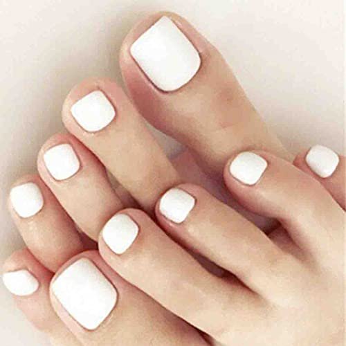 50 Best Wedding Toe Nails : White Tip Toe Nails 1 - Fab Mood | Wedding  Colours, Wedding Themes, Wedding colour palettes