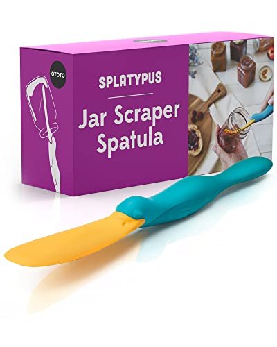 Jar Spatula - Flat Silicone Spreader