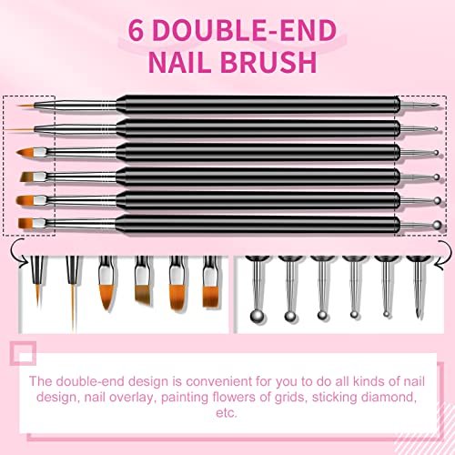 Buy Best 5pc/Set of Acrylic Nail Art Brushes in India | ILMP