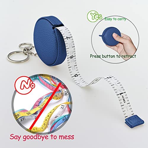 Tape Measure for Body Measuring Tape Double Scale Body Sewing Flexible Ruler  for Medical Body Measurement Tailor Craft Ruler, Retractable Key Chain M -  Imported Products from USA - iBhejo