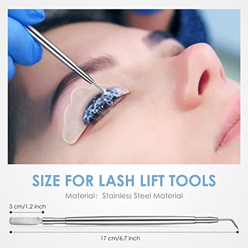 52 Pieces Eyelash Lift Tools, 50 Pieces Silicone Eyelash Pads with 2 Pieces  Stainless Steel Eyelash Perm Tool Separator Lift Tools with Comb, Eyelash -  Imported Products from USA - iBhejo