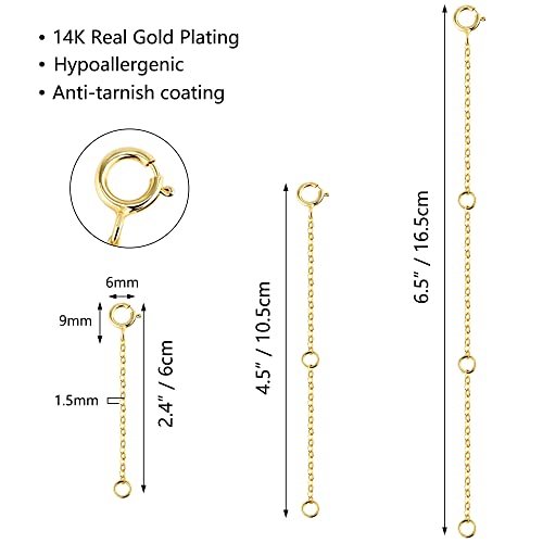 Gold Necklace Extenders