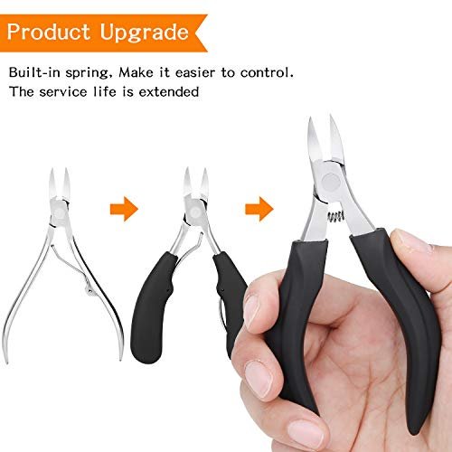 Toenail Clippers For Elderly, Used For Thick Toenails Fungi Toenails  Ingrown Toenails. Long Handle, Leather Packaging, Safe Storage