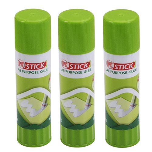 ACEIRMC 3D Printer Glue Stick for Hot Bed Print Filament PLA ABS PET PETG  Washable Anti-Tilt Non-Toxic - 21g(Pack of 3) - Imported Products from USA  - iBhejo