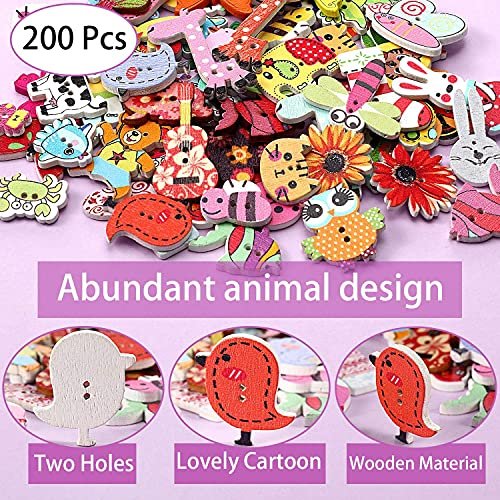 Wooden craft buttons sale bulk