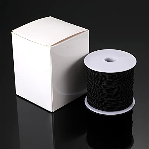 Black Elastic String For Bracelets Elastic Cord For Jewelry Elastic Thread  Stretchy String For Necklace Making Beading And Sewing 100 Meters -  Imported Products from USA - iBhejo