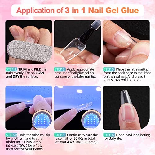 AIMEILI Nail Glue for Acrylic Tips Extra Strong Nail Bond Glue Brush O –  EveryMarket