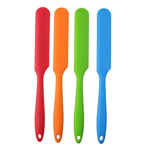 Silicone Scraper Non Stick Heat Resistant Baking Scraper Integrated Cream  Butter Spatula Baking Cooking Tool Kitchen Accessories 