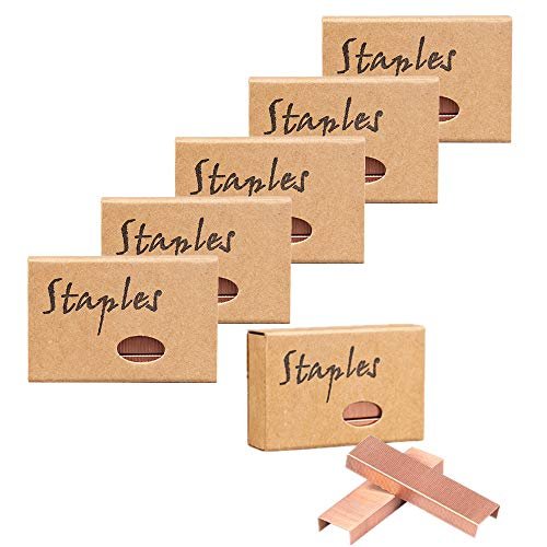 6000 Rose Gold Staples Colored Staples Set Colorful Standard 26/6