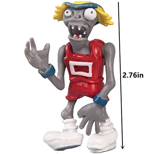  JHESAO 4 PCS Plants and Zombies Toys Action Figures