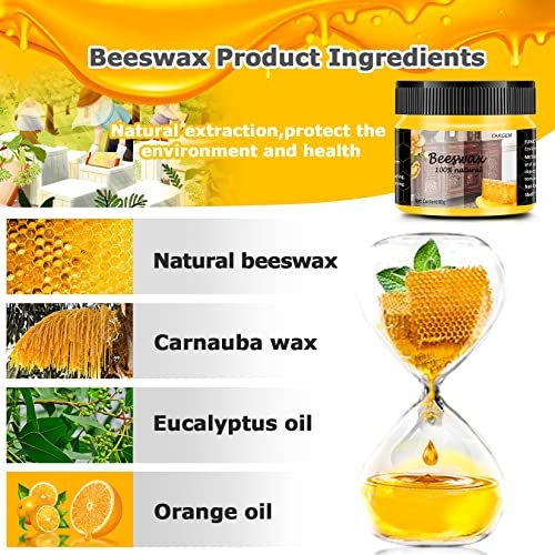 Wood Seasoning Beewax Natural Wax Traditional Furniture Polish for Floor  Table Chairs Cabinets