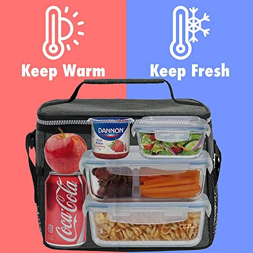 Opux Insulated Lunch Box Men Women, Leakproof Soft Cooler Bag Work