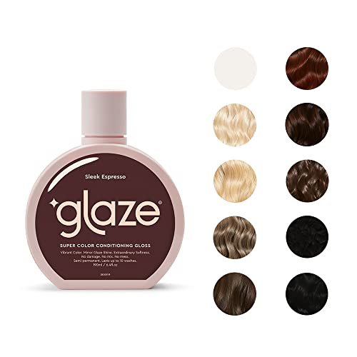 Sleek Espresso Brunette Super Color Conditioning Hair Gloss - Glaze
