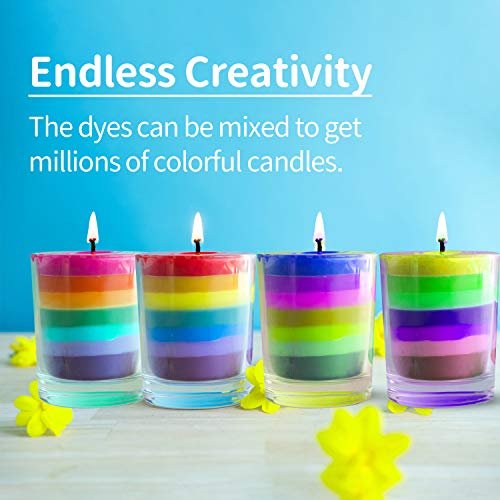 YRYM HT Candle Dye - 34 Popular Colors Candle Wax Dye for Candle Making -  8.5oz Candle Color Dye for Soy Wax, Safe and Natural