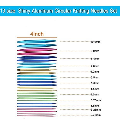 Aluminum Interchangeable Knitting Needles
