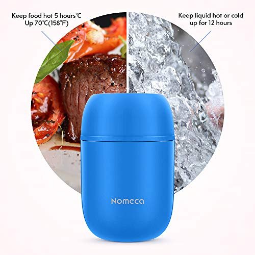 Nomeca Insulated Lunch Container Hot Food Jar 16Oz Thermos For Hot Food  Stainless Vacuum Thermal Bento Lunch Box Soup Containers Wide Mouth With  Spoo - Imported Products from USA - iBhejo