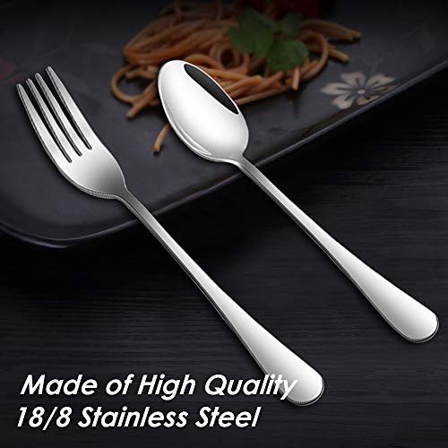 Teaspoon Set,16 Piece 6.7 Spoons Silverware,Premium Food Grade 18/10  Stainless Steel Tea Spoons,Durable Small Spoons,Good Teaspoons,Dessert